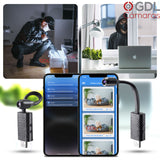 Camara De Seguridad WiFi C15-Pro Camara De Vigilancia Retractible Grabacion 24hrs, Camara WiFi USB con Sensor de Movimiento - GDLCamaras