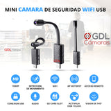 Camara De Seguridad WiFi C15-Pro Camara De Vigilancia Retractible Grabacion 24hrs, Camara WiFi USB con Sensor de Movimiento - GDLCamaras