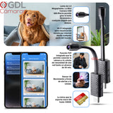 Camara De Seguridad WiFi C15-Pro Camara De Vigilancia Retractible Grabacion 24hrs, Camara WiFi USB con Sensor de Movimiento - GDLCamaras