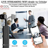 Cámara de Seguridad WiFi Interior C15-Pro, Camara de Vigilancia con Lente Telescopico 180° Camara WiFi Vision Nocturna, Deteccion de Movimiento, 1080P, 10X Zoom Digital… - GDLCamaras