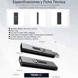 Microfono Espia Oculto Grabadora De Voz Espia Sensor Sonido - GDLCamaras