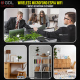 Microfono Espia Oculto WiFi Grabadora De Voz a Distancia Soporta Audio En Vivo Activada por Voz Bateria 7 Meses en Modo Espera