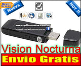 Mini Camara Espia Memoria USB con Vision Nocturna, grabacion audio y video | GDLCAMARAS - GDLCamaras