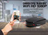 Camara Espia Wifi BlackBox Caja Negra, Camara de Seguridad, 180 Grados, Mega Bateria 5000mha, HD 1080P, 128Gb, 115 Hrs | GDLCAMARAS - GDLCamaras